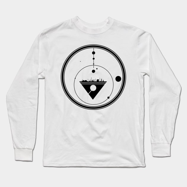 Home Orbits Long Sleeve T-Shirt by Taibatk5